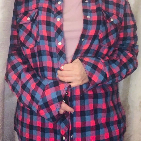 BC clothing checkered long sleeve - Picture 3 of 7